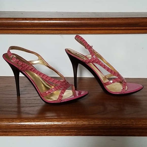 CARLOS SANTANA PINK SLINGBACK  HEELS SIZE 6.5 - Picture 4 of 7